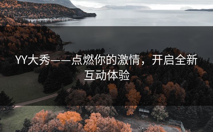 YY大秀——点燃你的激情，开启全新互动体验