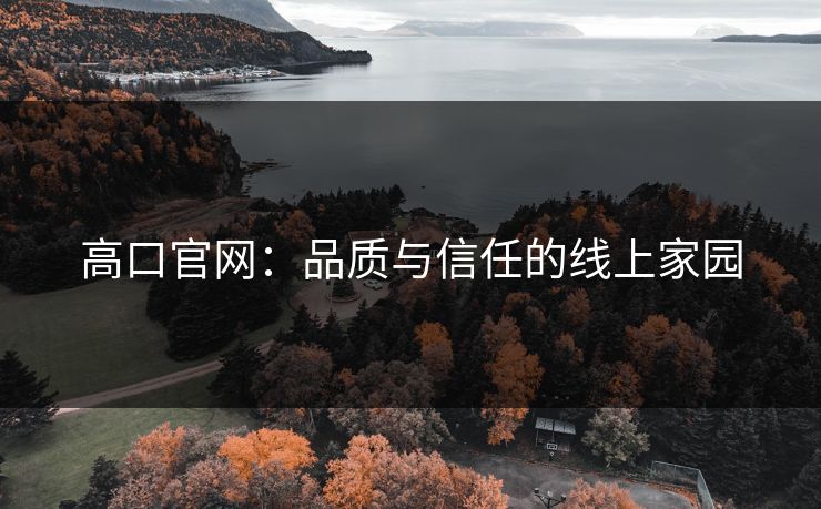 高口官网：品质与信任的线上家园